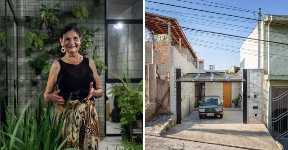 Doméstica junta dinheiro para reformar casa e projeto ganha prêmio mundial de arquitetura - Fotos: Reprodução